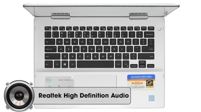 Máy tính xách tay Dell Inspiron 5482 i7 mang đến âm thanh sống động