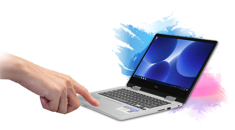 Máy tính xách tay Dell Inspiron 5482 i7 với bảo mật vân tay thông minh