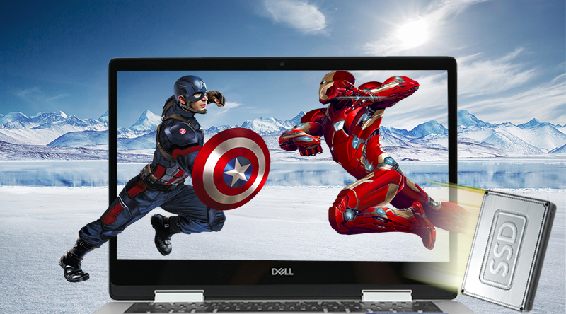 Máy tính xách tay Dell Inspiron 5482 i7 8565U khởi động mọi thứ nhanh chóng