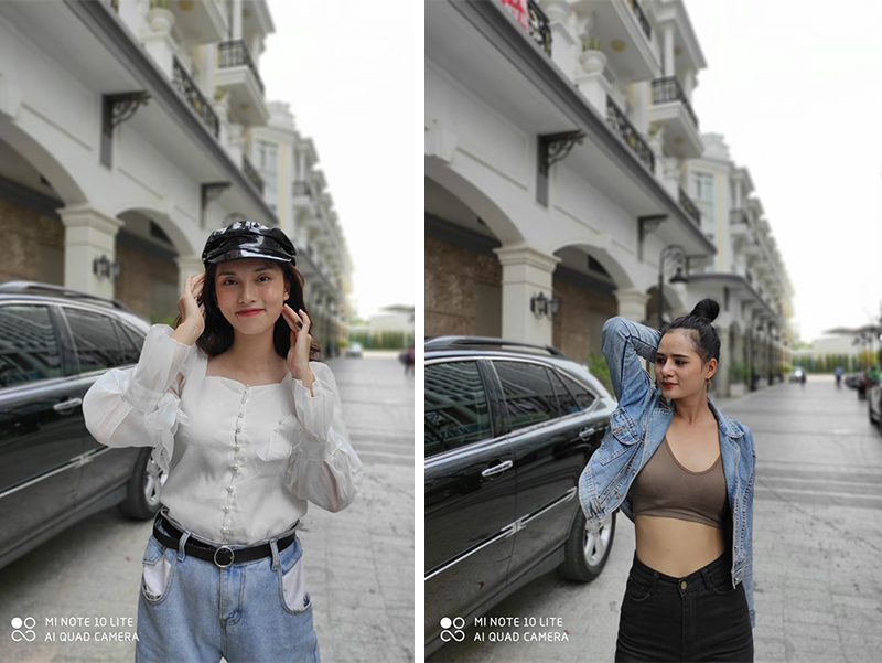 Điện thoại Xiaomi Mi Note 10 Lite | Hình ảnh chụp từ phía sau