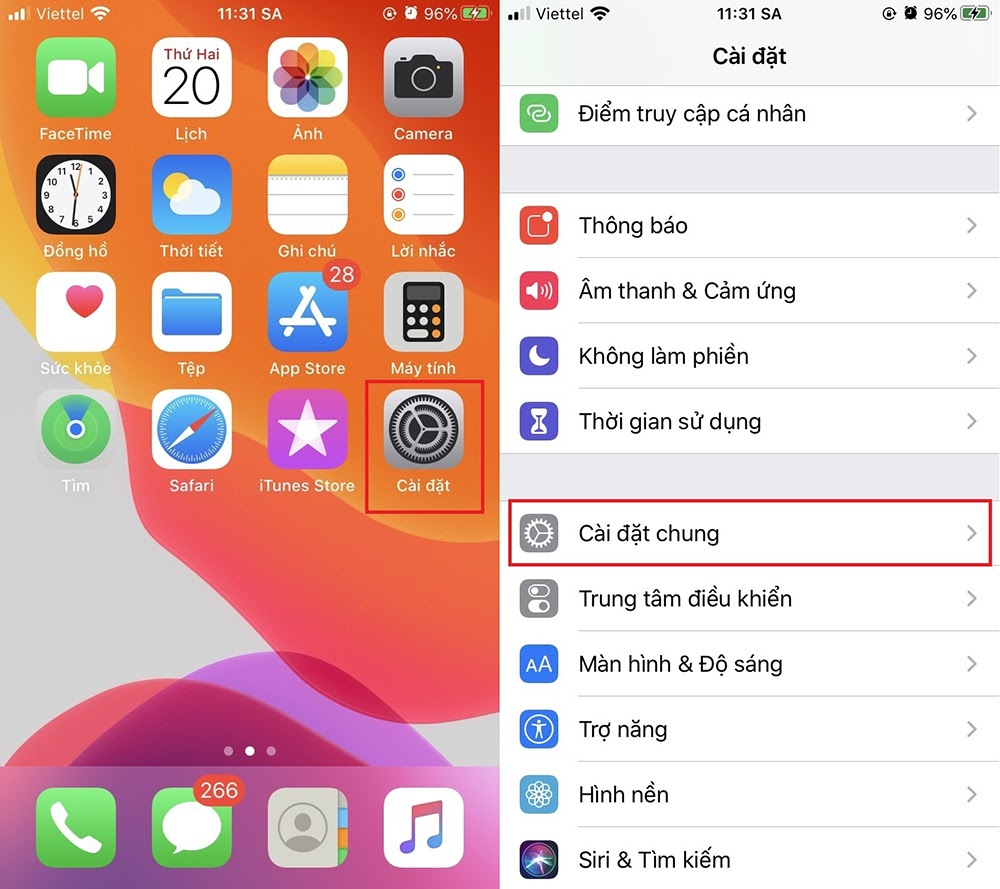 Tắt làm mới ứng dụng trong nền Xiaomi