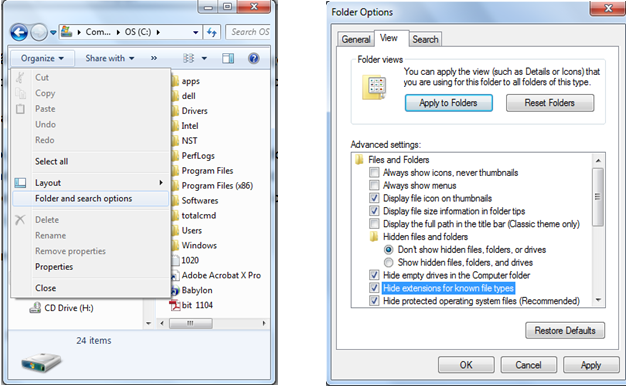 Cách giải nén file trên win 7