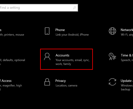 Cài mật khẩu máy tính Thay đổi pass máy tính Win 10