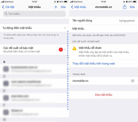 Cách xem lại mật khẩu Facebook trên điện thoại iPhone Cách xem lại mật khẩu Facebook trên điện thoại iPhone