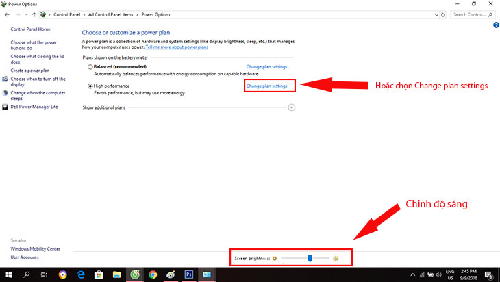 chỉnh màu màn hình win 10