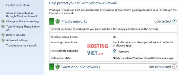 Cách thiết lập tường lửa trên máy tính Windows Luật là gì?