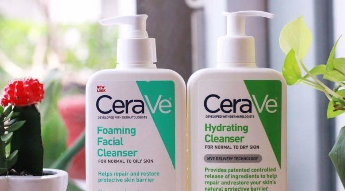 Sữa rửa mặt CeraVe cho da mụn an