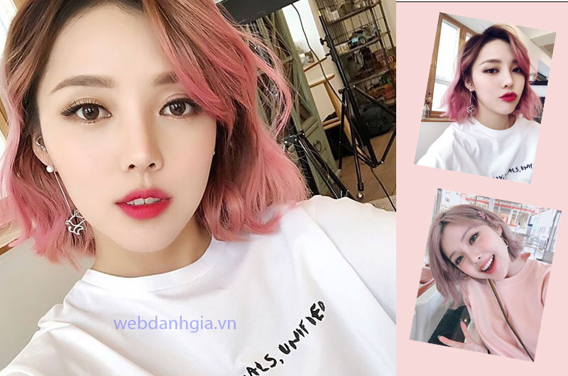 Tóc layer nữ ngắn ombre mẫu tóc xu hướng hiện đại Tóc layer nữ ngắn ombre mẫu tóc xu hướng hiện đại