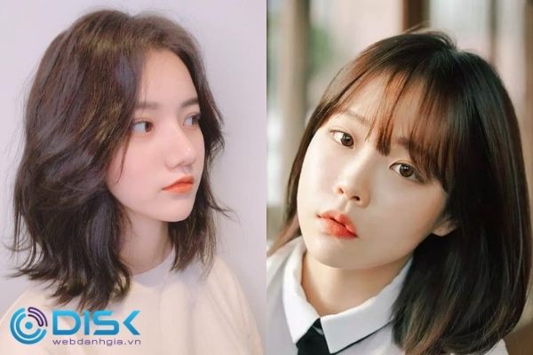 Tóc layer nữ ngắn ngang vai Tóc layer nữ ngắn ngang vai