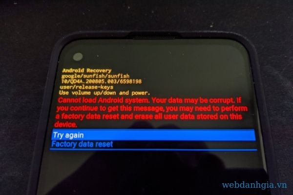 Hạn chế trên điện thoại google pixel