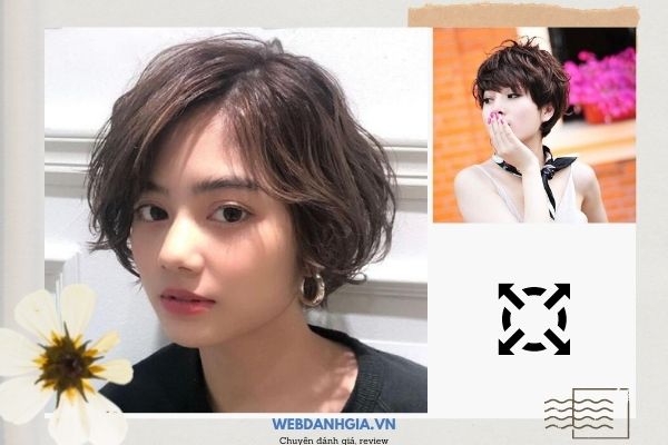 Tóc Tomboy uốn xoăn mềm mại, thướt tha Tóc Tomboy uốn xoăn mềm mại, thướt tha