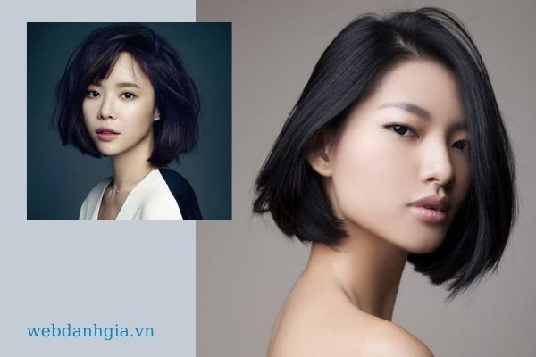 Tóc bob mái dài dễ thương Tóc bob mái dài dễ thương